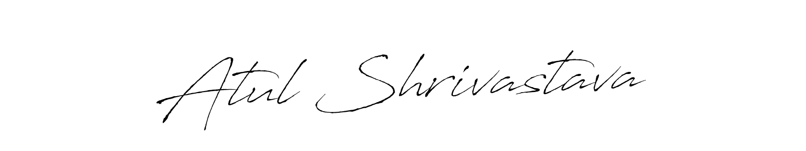 How to make Atul Shrivastava name signature. Use Antro_Vectra style for creating short signs online. This is the latest handwritten sign. Atul Shrivastava signature style 6 images and pictures png