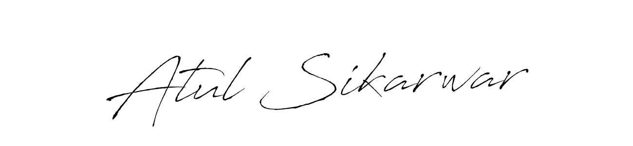 How to make Atul Sikarwar signature? Antro_Vectra is a professional autograph style. Create handwritten signature for Atul Sikarwar name. Atul Sikarwar signature style 6 images and pictures png