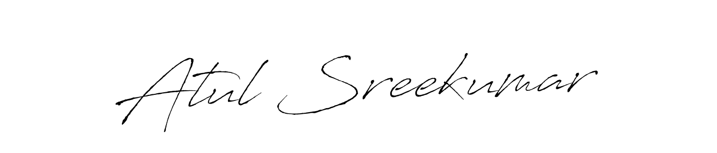 The best way (Antro_Vectra) to make a short signature is to pick only two or three words in your name. The name Atul Sreekumar include a total of six letters. For converting this name. Atul Sreekumar signature style 6 images and pictures png