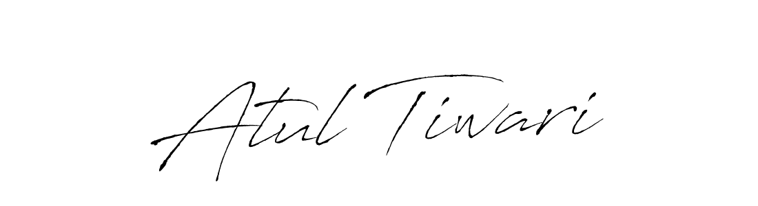 Design your own signature with our free online signature maker. With this signature software, you can create a handwritten (Antro_Vectra) signature for name Atul Tiwari. Atul Tiwari signature style 6 images and pictures png