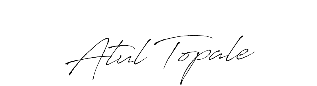 Also You can easily find your signature by using the search form. We will create Atul Topale name handwritten signature images for you free of cost using Antro_Vectra sign style. Atul Topale signature style 6 images and pictures png