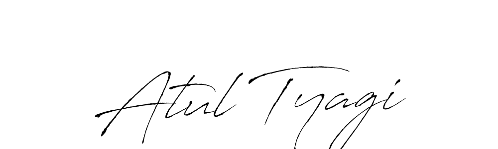 Use a signature maker to create a handwritten signature online. With this signature software, you can design (Antro_Vectra) your own signature for name Atul Tyagi. Atul Tyagi signature style 6 images and pictures png