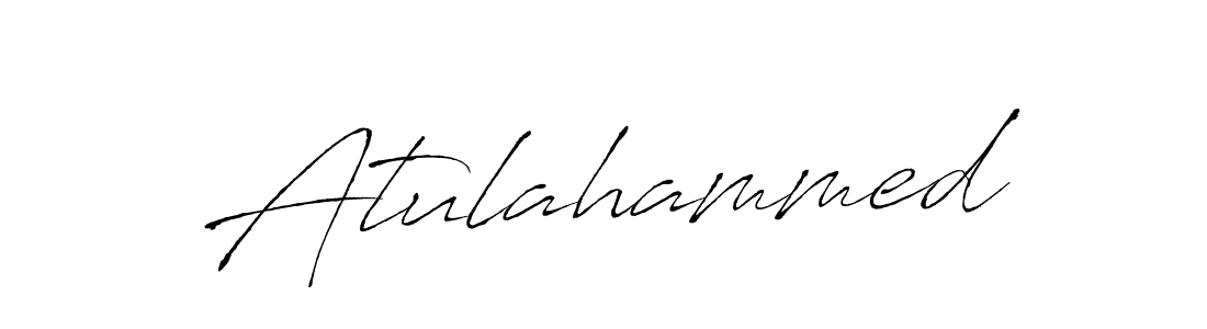 Make a beautiful signature design for name Atulahammed. With this signature (Antro_Vectra) style, you can create a handwritten signature for free. Atulahammed signature style 6 images and pictures png