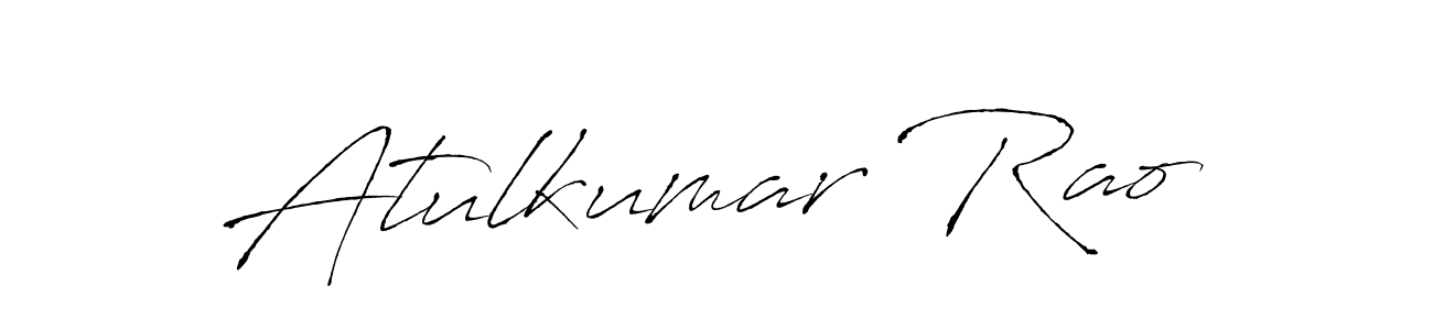 Atulkumar Rao stylish signature style. Best Handwritten Sign (Antro_Vectra) for my name. Handwritten Signature Collection Ideas for my name Atulkumar Rao. Atulkumar Rao signature style 6 images and pictures png