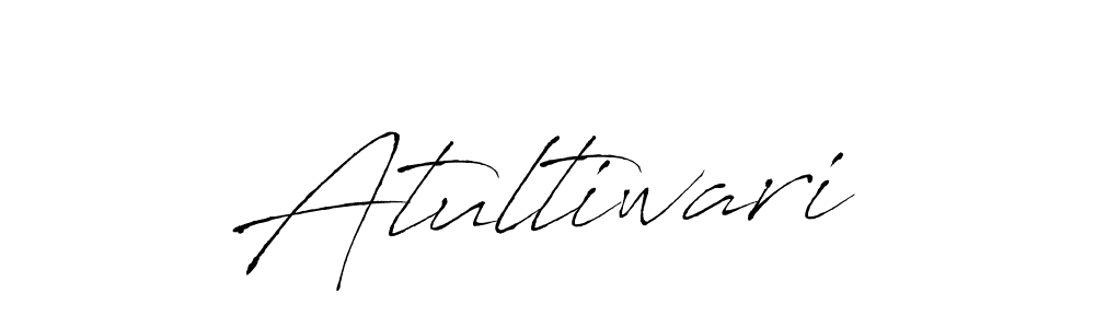 How to make Atultiwari signature? Antro_Vectra is a professional autograph style. Create handwritten signature for Atultiwari name. Atultiwari signature style 6 images and pictures png