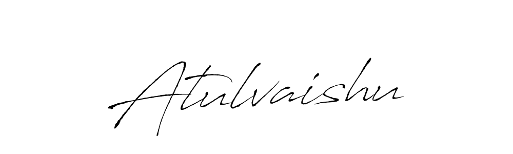 if you are searching for the best signature style for your name Atulvaishu. so please give up your signature search. here we have designed multiple signature styles  using Antro_Vectra. Atulvaishu signature style 6 images and pictures png