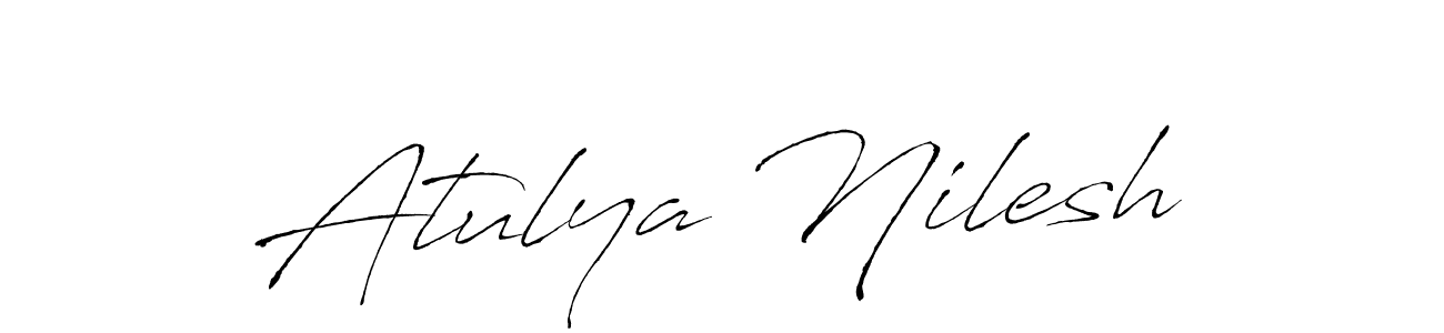 Make a short Atulya Nilesh signature style. Manage your documents anywhere anytime using Antro_Vectra. Create and add eSignatures, submit forms, share and send files easily. Atulya Nilesh signature style 6 images and pictures png