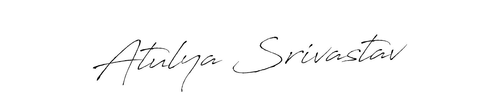 It looks lik you need a new signature style for name Atulya Srivastav. Design unique handwritten (Antro_Vectra) signature with our free signature maker in just a few clicks. Atulya Srivastav signature style 6 images and pictures png