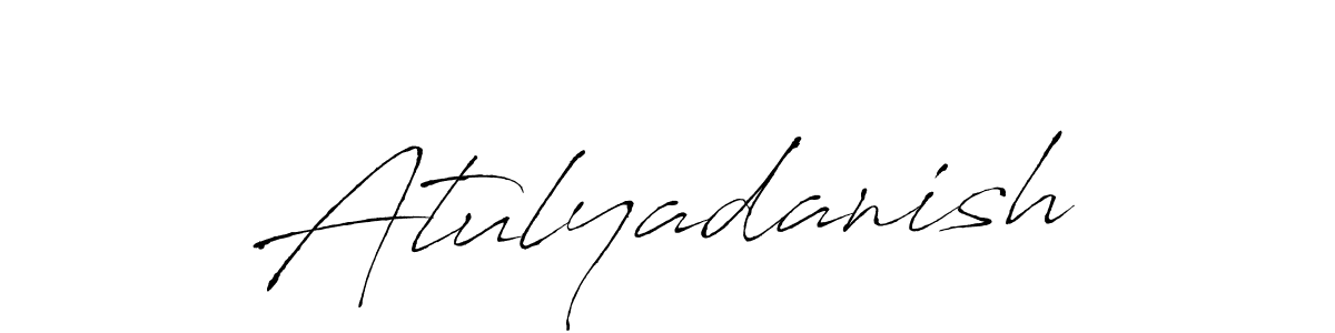 How to Draw Atulyadanish signature style? Antro_Vectra is a latest design signature styles for name Atulyadanish. Atulyadanish signature style 6 images and pictures png