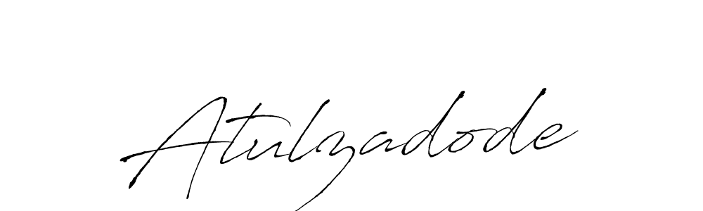 Make a beautiful signature design for name Atulzadode. With this signature (Antro_Vectra) style, you can create a handwritten signature for free. Atulzadode signature style 6 images and pictures png