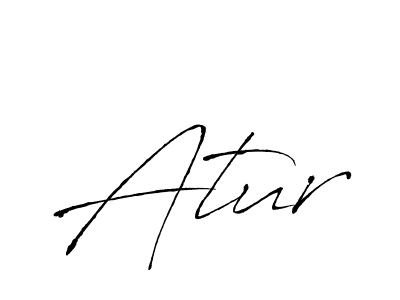 You should practise on your own different ways (Antro_Vectra) to write your name (Atur) in signature. don't let someone else do it for you. Atur signature style 6 images and pictures png