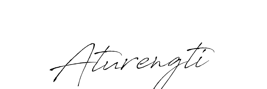 Design your own signature with our free online signature maker. With this signature software, you can create a handwritten (Antro_Vectra) signature for name Aturengti. Aturengti signature style 6 images and pictures png