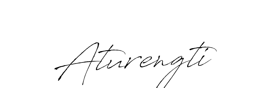 Design your own signature with our free online signature maker. With this signature software, you can create a handwritten (Antro_Vectra) signature for name Aturengti. Aturengti signature style 6 images and pictures png