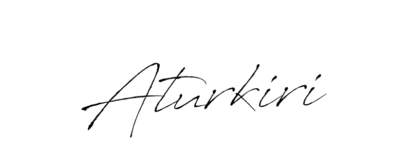 if you are searching for the best signature style for your name Aturkiri. so please give up your signature search. here we have designed multiple signature styles  using Antro_Vectra. Aturkiri signature style 6 images and pictures png