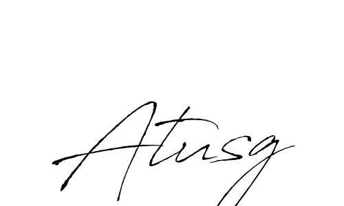 Antro_Vectra is a professional signature style that is perfect for those who want to add a touch of class to their signature. It is also a great choice for those who want to make their signature more unique. Get Atusg name to fancy signature for free. Atusg signature style 6 images and pictures png