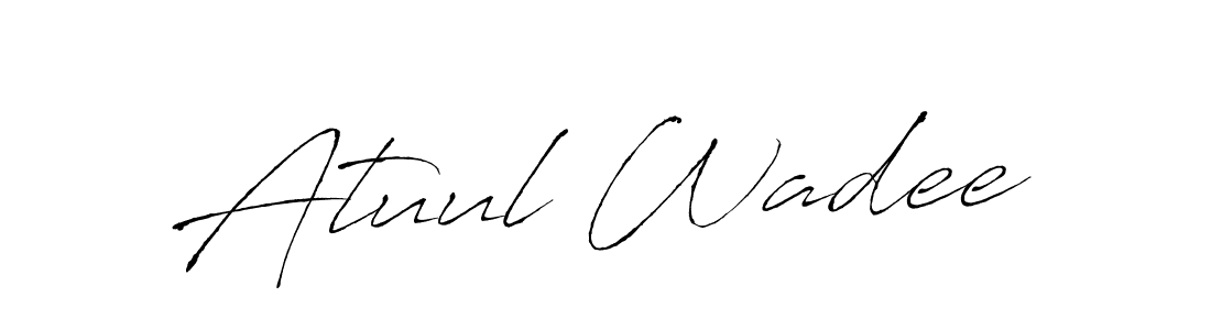 Make a beautiful signature design for name Atuul Wadee. Use this online signature maker to create a handwritten signature for free. Atuul Wadee signature style 6 images and pictures png