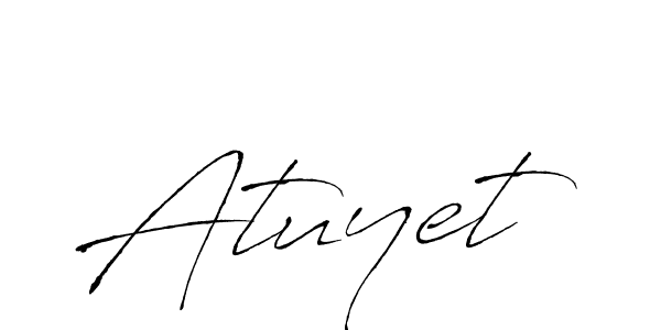 Here are the top 10 professional signature styles for the name Atuyet. These are the best autograph styles you can use for your name. Atuyet signature style 6 images and pictures png