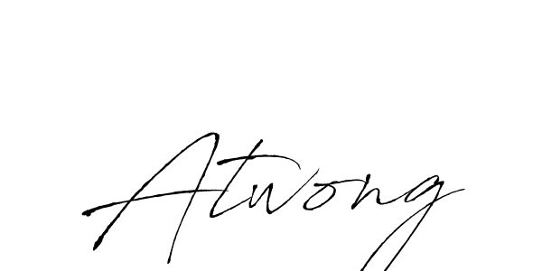 Create a beautiful signature design for name Atwong. With this signature (Antro_Vectra) fonts, you can make a handwritten signature for free. Atwong signature style 6 images and pictures png