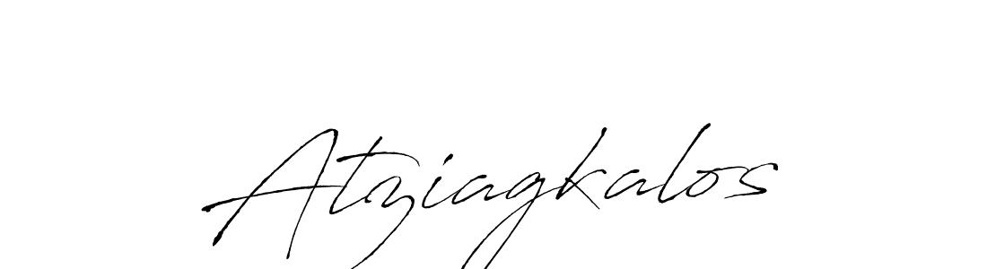 This is the best signature style for the Atziagkalos name. Also you like these signature font (Antro_Vectra). Mix name signature. Atziagkalos signature style 6 images and pictures png