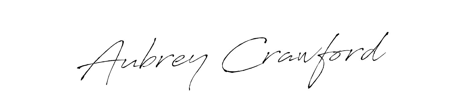 Create a beautiful signature design for name Aubrey Crawford. With this signature (Antro_Vectra) fonts, you can make a handwritten signature for free. Aubrey Crawford signature style 6 images and pictures png