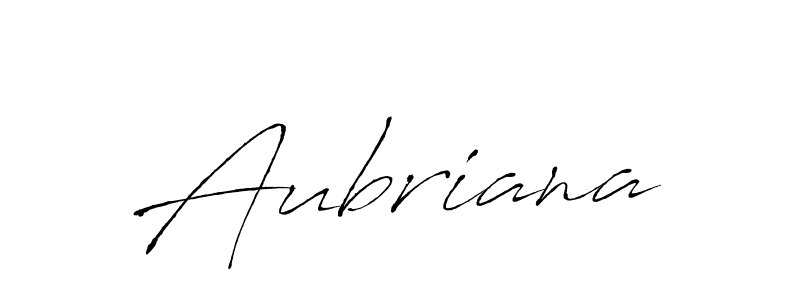 How to make Aubriana name signature. Use Antro_Vectra style for creating short signs online. This is the latest handwritten sign. Aubriana signature style 6 images and pictures png