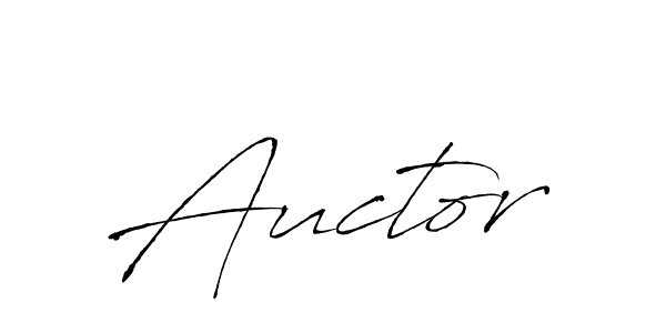 Auctor stylish signature style. Best Handwritten Sign (Antro_Vectra) for my name. Handwritten Signature Collection Ideas for my name Auctor. Auctor signature style 6 images and pictures png