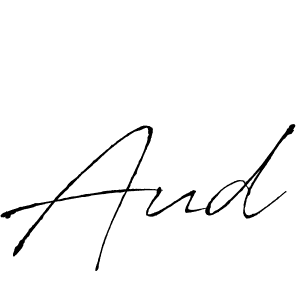 Aud stylish signature style. Best Handwritten Sign (Antro_Vectra) for my name. Handwritten Signature Collection Ideas for my name Aud. Aud signature style 6 images and pictures png