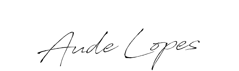 How to make Aude Lopes name signature. Use Antro_Vectra style for creating short signs online. This is the latest handwritten sign. Aude Lopes signature style 6 images and pictures png