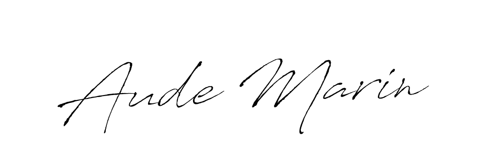 How to make Aude Marin name signature. Use Antro_Vectra style for creating short signs online. This is the latest handwritten sign. Aude Marin signature style 6 images and pictures png