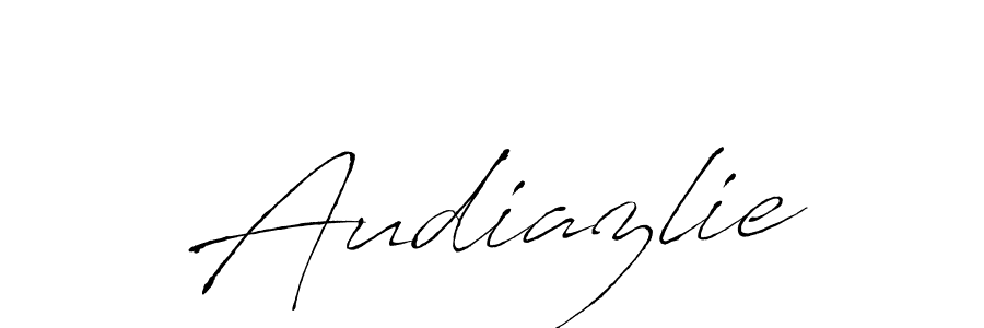 Make a beautiful signature design for name Audiazlie. With this signature (Antro_Vectra) style, you can create a handwritten signature for free. Audiazlie signature style 6 images and pictures png