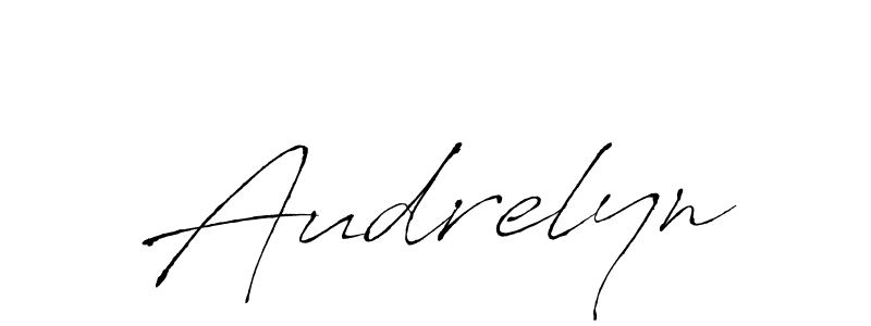 You should practise on your own different ways (Antro_Vectra) to write your name (Audrelyn) in signature. don't let someone else do it for you. Audrelyn signature style 6 images and pictures png