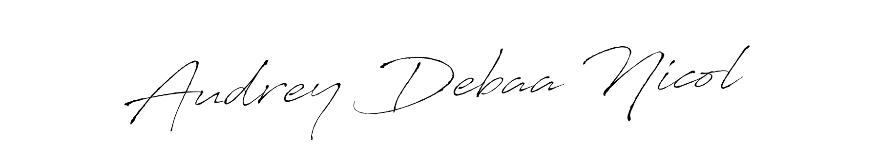 This is the best signature style for the Audrey Debaa Nicol name. Also you like these signature font (Antro_Vectra). Mix name signature. Audrey Debaa Nicol signature style 6 images and pictures png