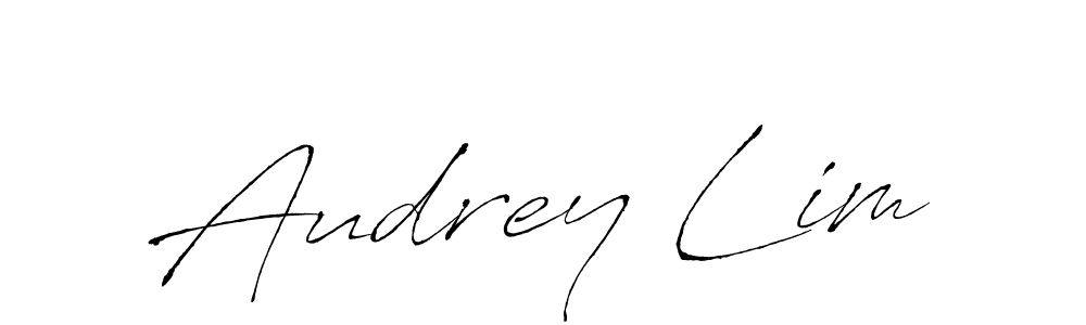 if you are searching for the best signature style for your name Audrey Lim. so please give up your signature search. here we have designed multiple signature styles  using Antro_Vectra. Audrey Lim signature style 6 images and pictures png