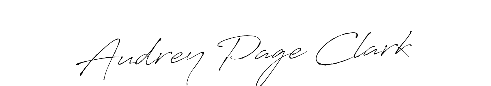 Use a signature maker to create a handwritten signature online. With this signature software, you can design (Antro_Vectra) your own signature for name Audrey Page Clark. Audrey Page Clark signature style 6 images and pictures png