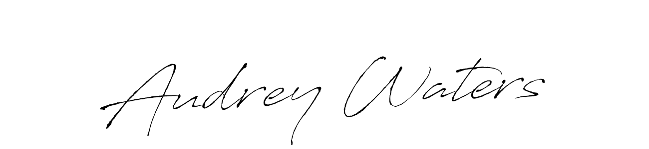 You should practise on your own different ways (Antro_Vectra) to write your name (Audrey Waters) in signature. don't let someone else do it for you. Audrey Waters signature style 6 images and pictures png