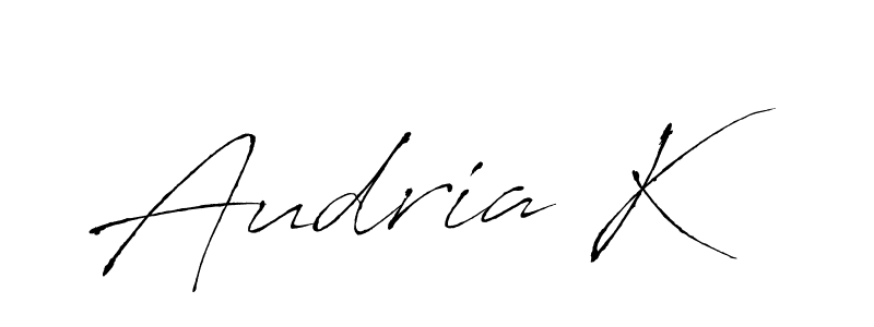 You can use this online signature creator to create a handwritten signature for the name Audria K. This is the best online autograph maker. Audria K signature style 6 images and pictures png