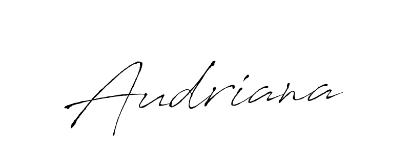 Make a beautiful signature design for name Audriana. With this signature (Antro_Vectra) style, you can create a handwritten signature for free. Audriana signature style 6 images and pictures png