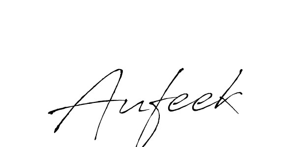 How to make Aufeek signature? Antro_Vectra is a professional autograph style. Create handwritten signature for Aufeek name. Aufeek signature style 6 images and pictures png