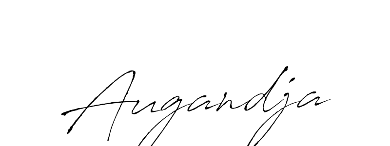 How to make Augandja name signature. Use Antro_Vectra style for creating short signs online. This is the latest handwritten sign. Augandja signature style 6 images and pictures png