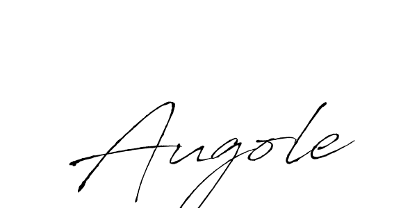 Design your own signature with our free online signature maker. With this signature software, you can create a handwritten (Antro_Vectra) signature for name Augole. Augole signature style 6 images and pictures png