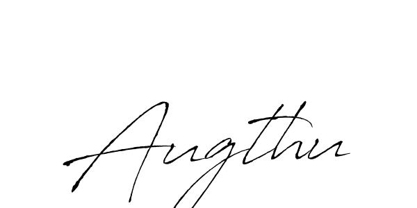Design your own signature with our free online signature maker. With this signature software, you can create a handwritten (Antro_Vectra) signature for name Augthu. Augthu signature style 6 images and pictures png