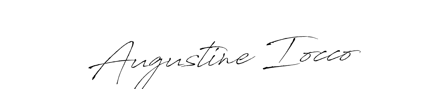 You should practise on your own different ways (Antro_Vectra) to write your name (Augustine Iocco) in signature. don't let someone else do it for you. Augustine Iocco signature style 6 images and pictures png