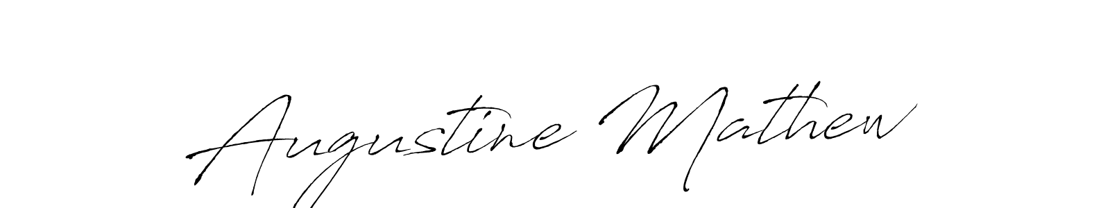 You should practise on your own different ways (Antro_Vectra) to write your name (Augustine Mathew) in signature. don't let someone else do it for you. Augustine Mathew signature style 6 images and pictures png