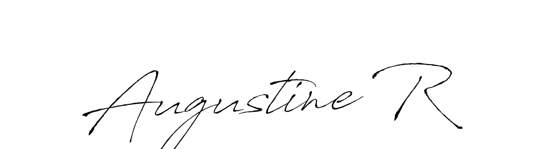 You should practise on your own different ways (Antro_Vectra) to write your name (Augustine R) in signature. don't let someone else do it for you. Augustine R signature style 6 images and pictures png