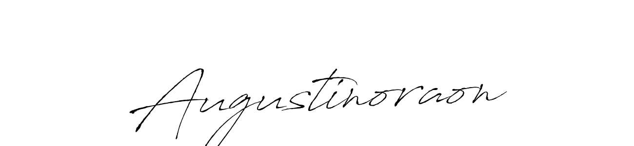 Also we have Augustinoraon name is the best signature style. Create professional handwritten signature collection using Antro_Vectra autograph style. Augustinoraon signature style 6 images and pictures png