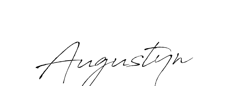 Create a beautiful signature design for name Augustyn. With this signature (Antro_Vectra) fonts, you can make a handwritten signature for free. Augustyn signature style 6 images and pictures png