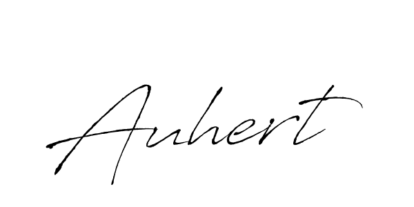 Make a beautiful signature design for name Auhert. With this signature (Antro_Vectra) style, you can create a handwritten signature for free. Auhert signature style 6 images and pictures png