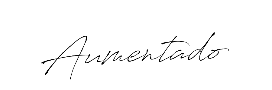 Design your own signature with our free online signature maker. With this signature software, you can create a handwritten (Antro_Vectra) signature for name Aumentado. Aumentado signature style 6 images and pictures png