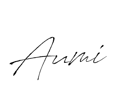 Also we have Aumi name is the best signature style. Create professional handwritten signature collection using Antro_Vectra autograph style. Aumi signature style 6 images and pictures png