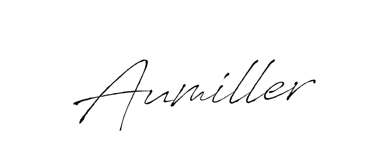 How to make Aumiller signature? Antro_Vectra is a professional autograph style. Create handwritten signature for Aumiller name. Aumiller signature style 6 images and pictures png